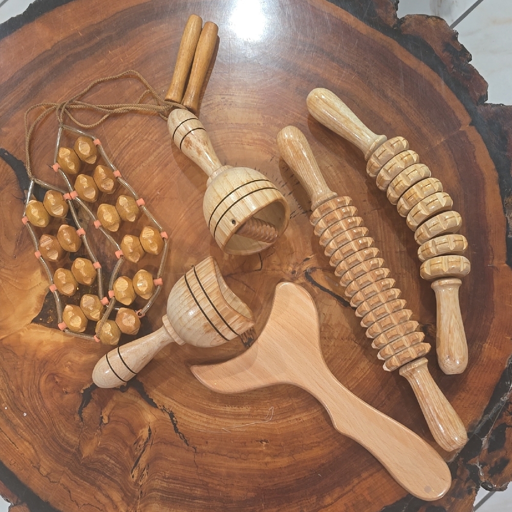 Wooden Massage Tool Set